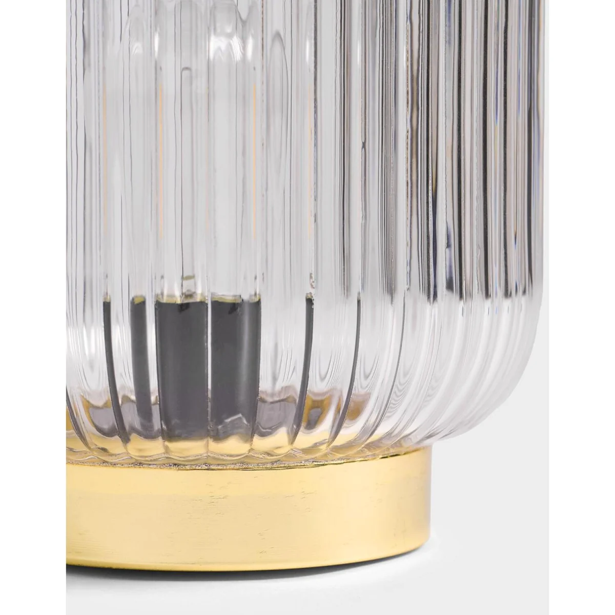 OHS Glass Battery Operated Table Lamp - Clear – image 6