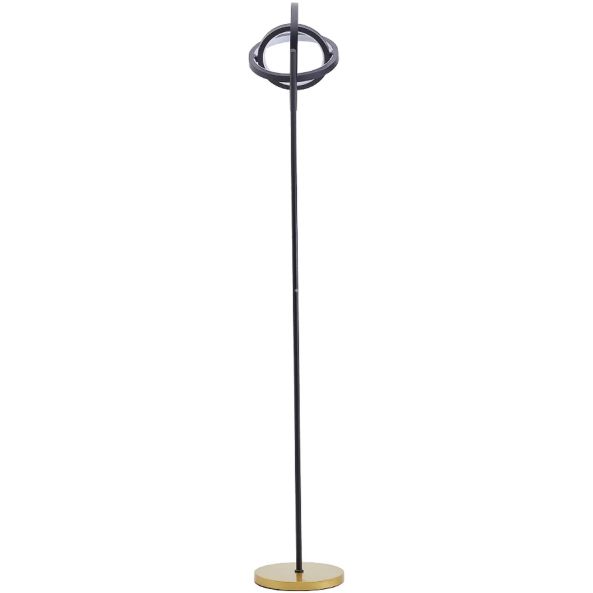 Rotating Adjustable LED Floor Lamp with Foot Switch - Black – image 7