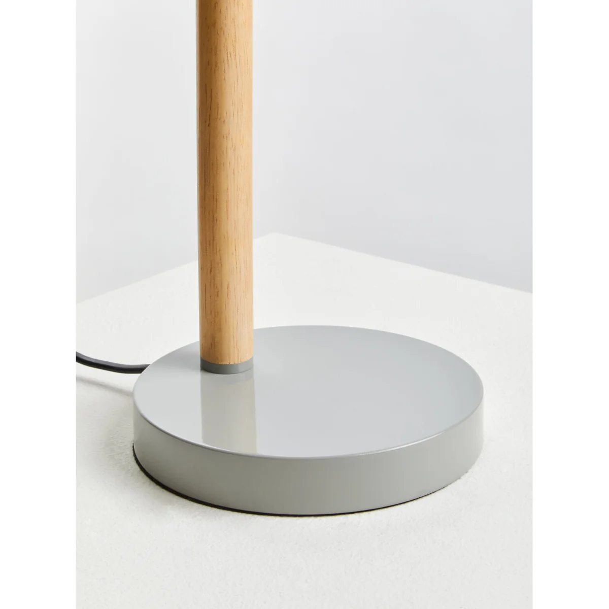 Stockholm Matte Grey and Wood Adjustable Desk Lamp – image 5