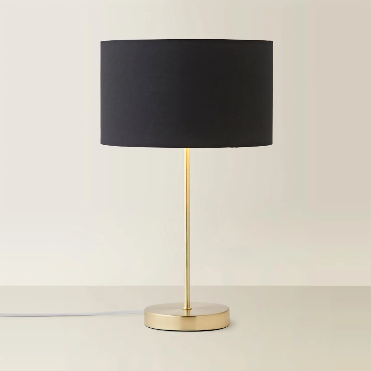 Charlie Gold Table Lamp with Metallic Shade - Black / 0.71kg – image 6