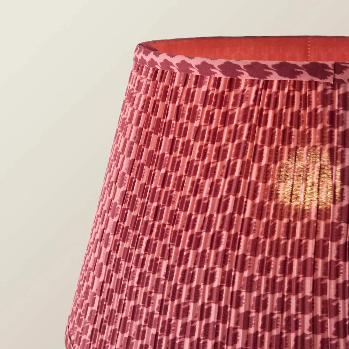 Amara Pink Twist Floor Lamp - Double Pink Pleat Shade - Pink – image 5