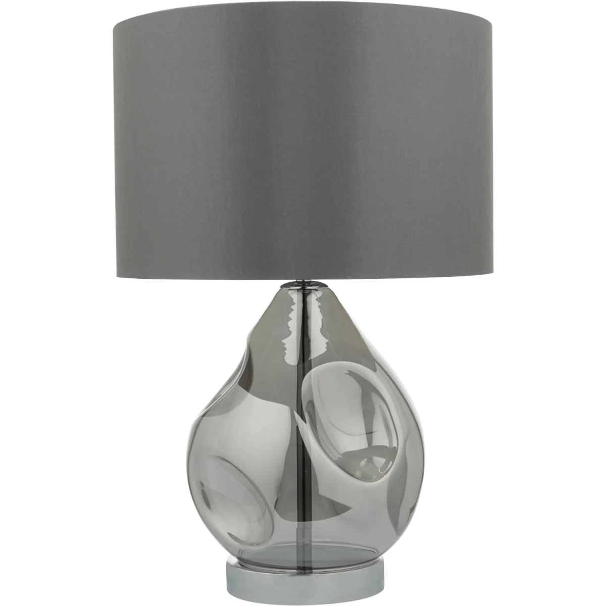 Quinn Table Lamp Smoked Glass – image 2