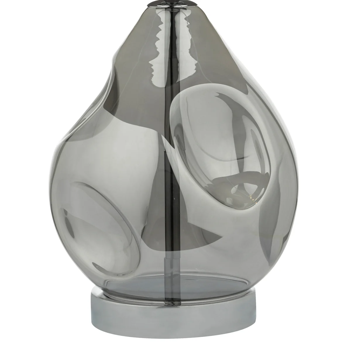 Quinn Table Lamp Smoked Glass – image 3