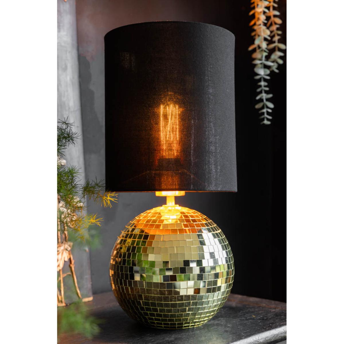 Disco Ball Table Lamp in Gold – image 2