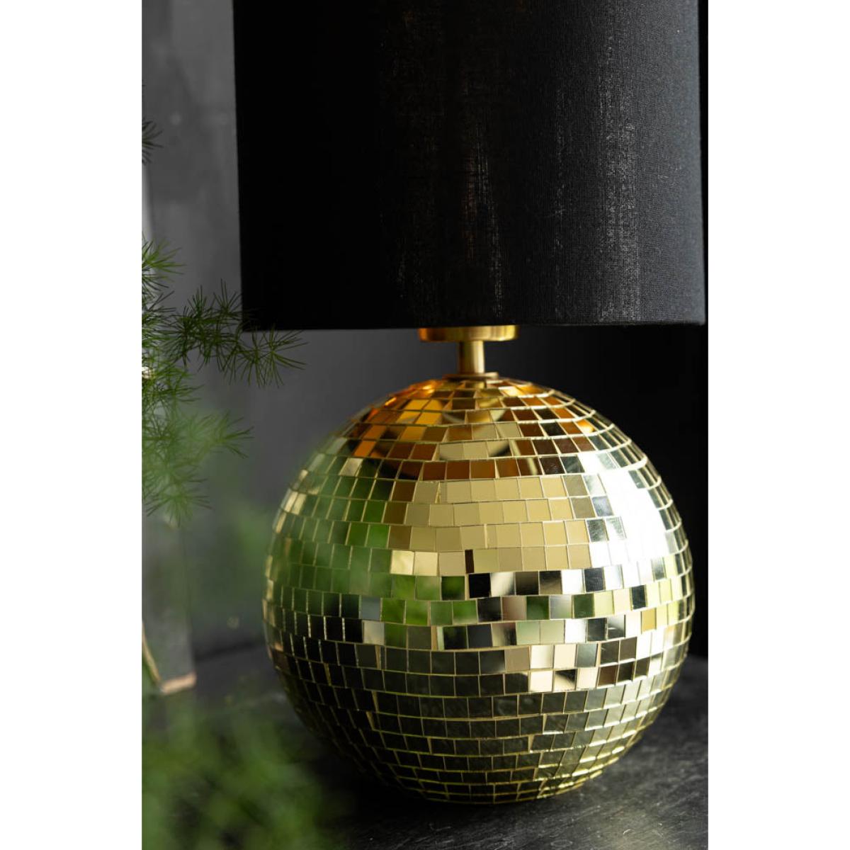 Disco Ball Table Lamp in Gold – image 3