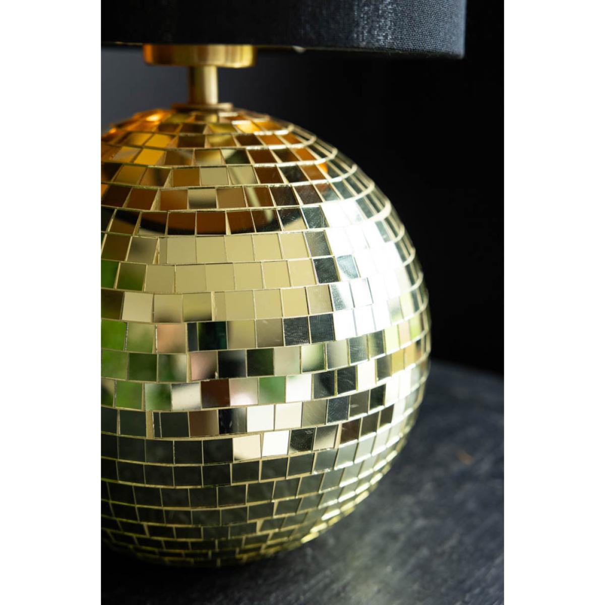 Disco Ball Table Lamp in Gold – image 4