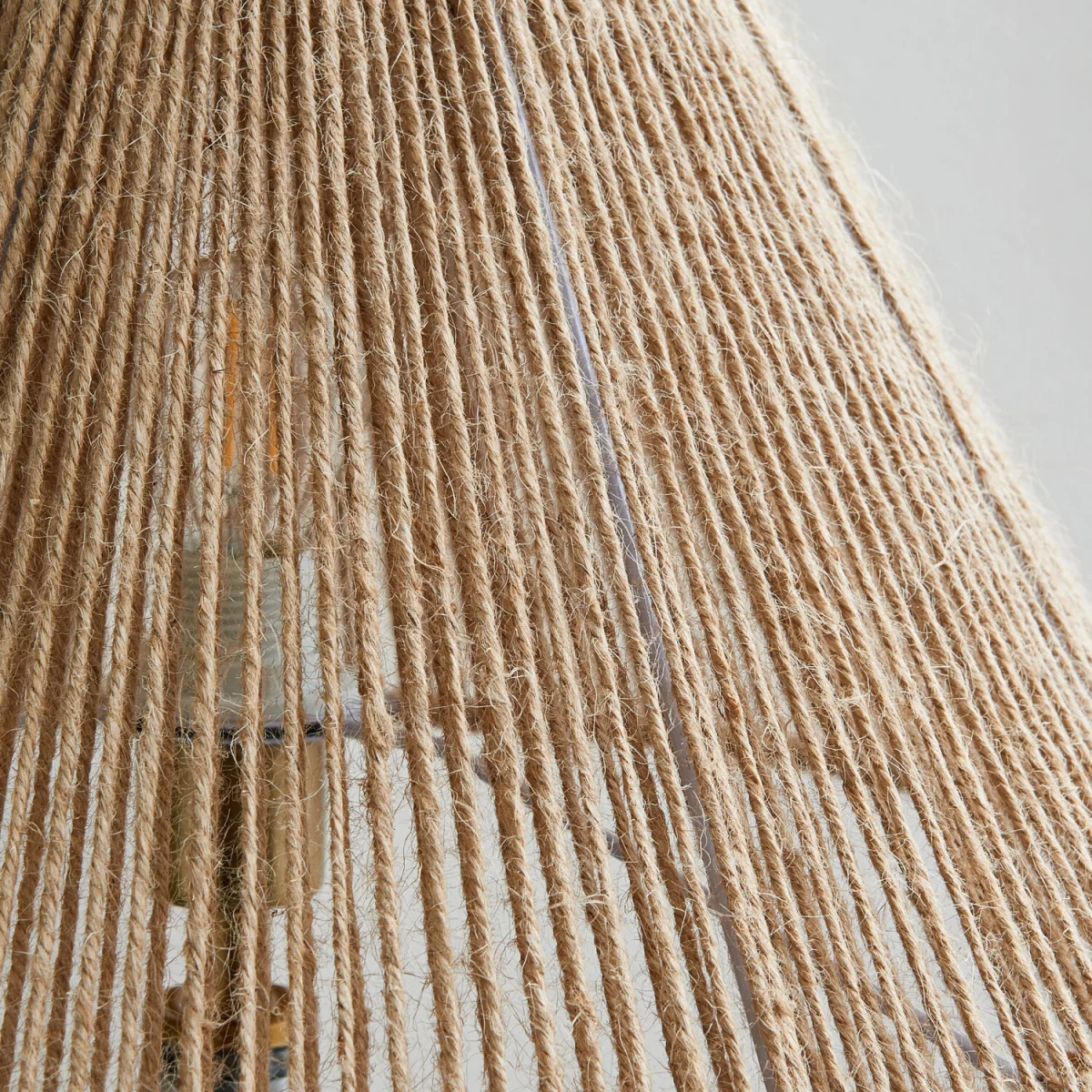 Kew Table Lamp With Shade - Smoked Glass And Natural Rattan – image 3