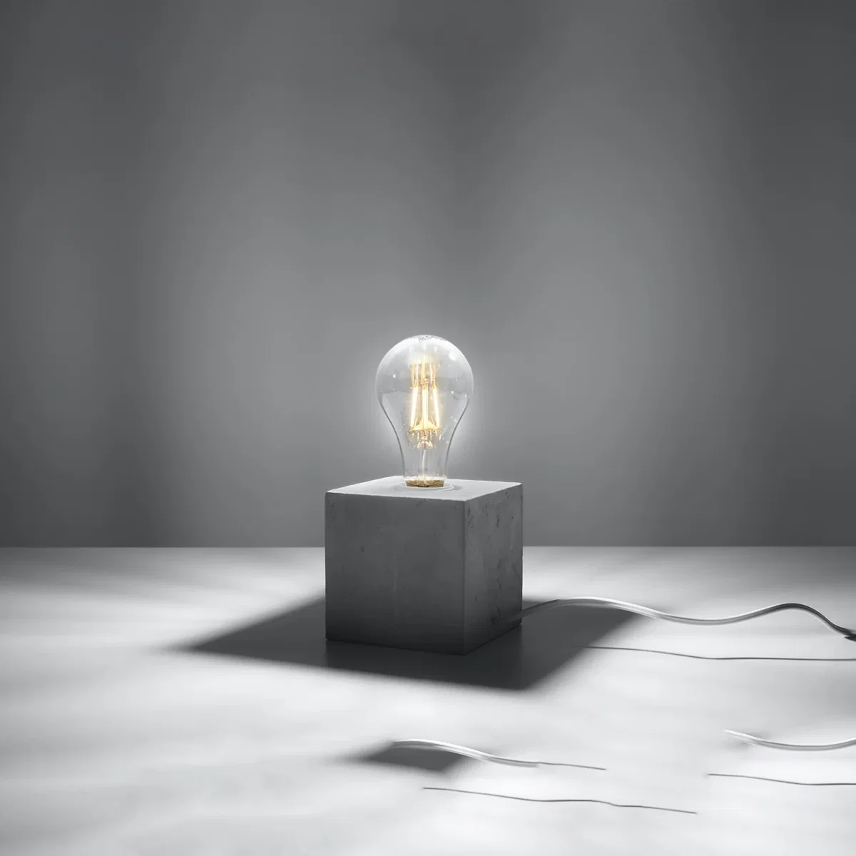 Table lamp ARIZ concrete - gray – image 3