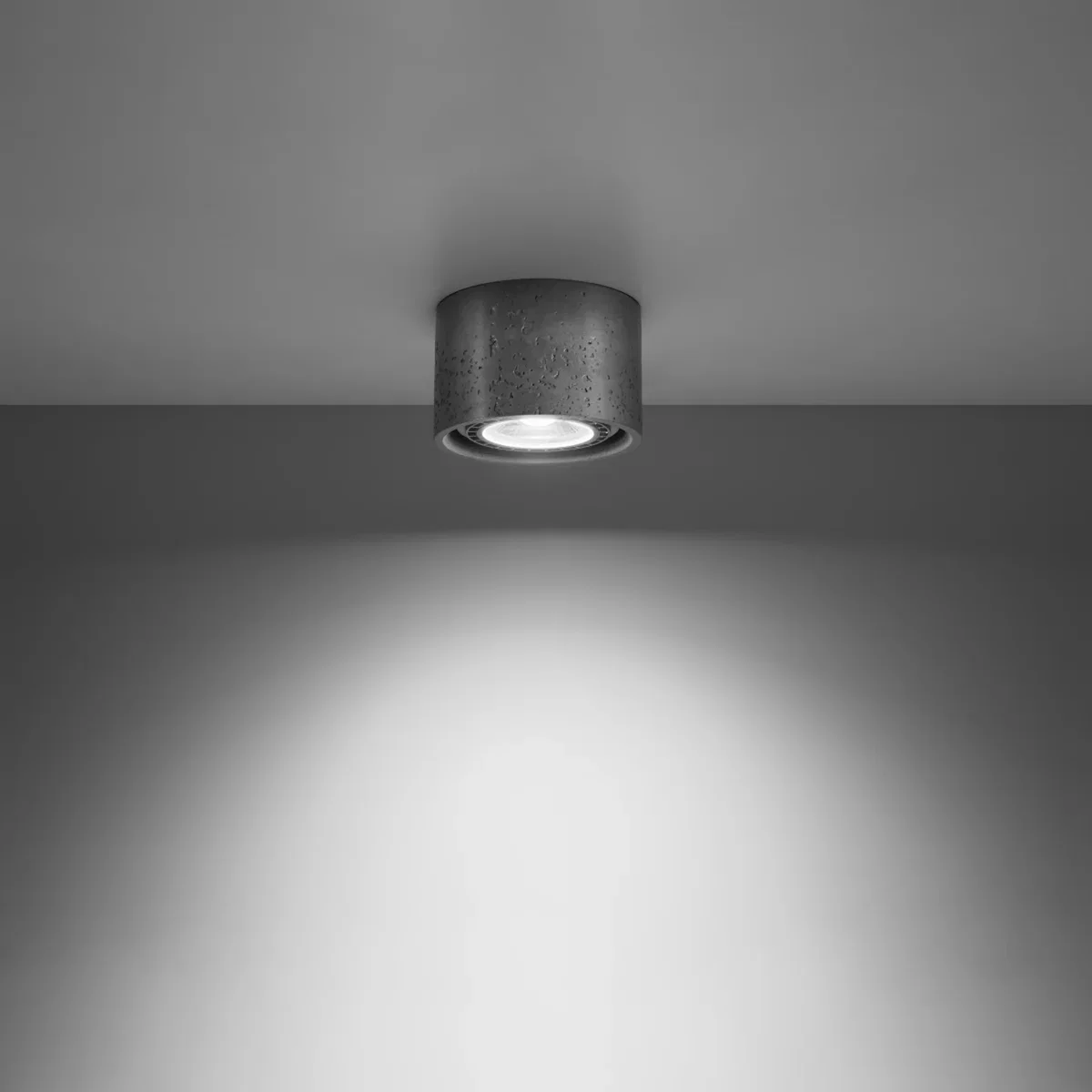 Ceiling lamp BASIC 1 concrete - gray – image 3