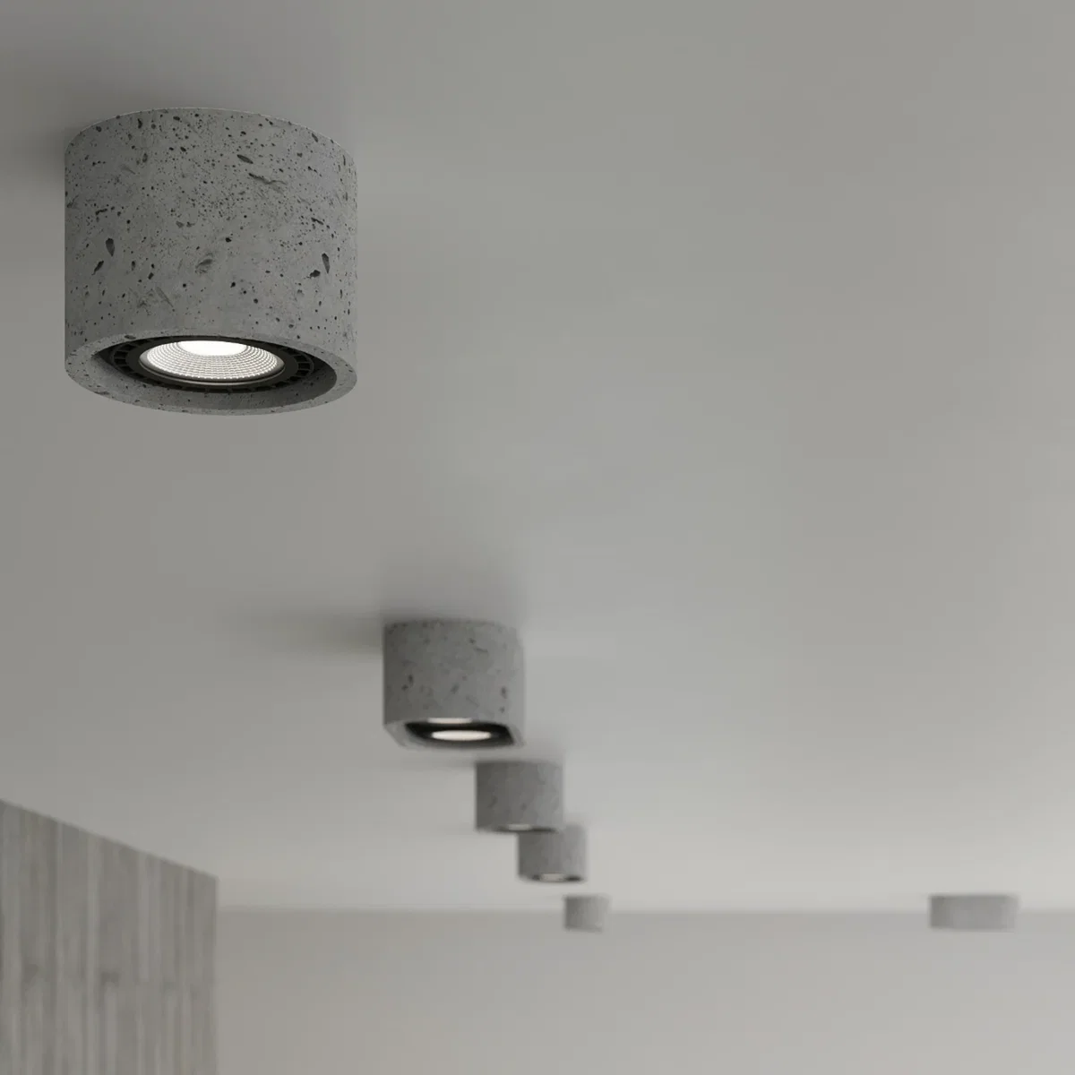 Ceiling lamp BASIC 1 concrete - gray – image 7