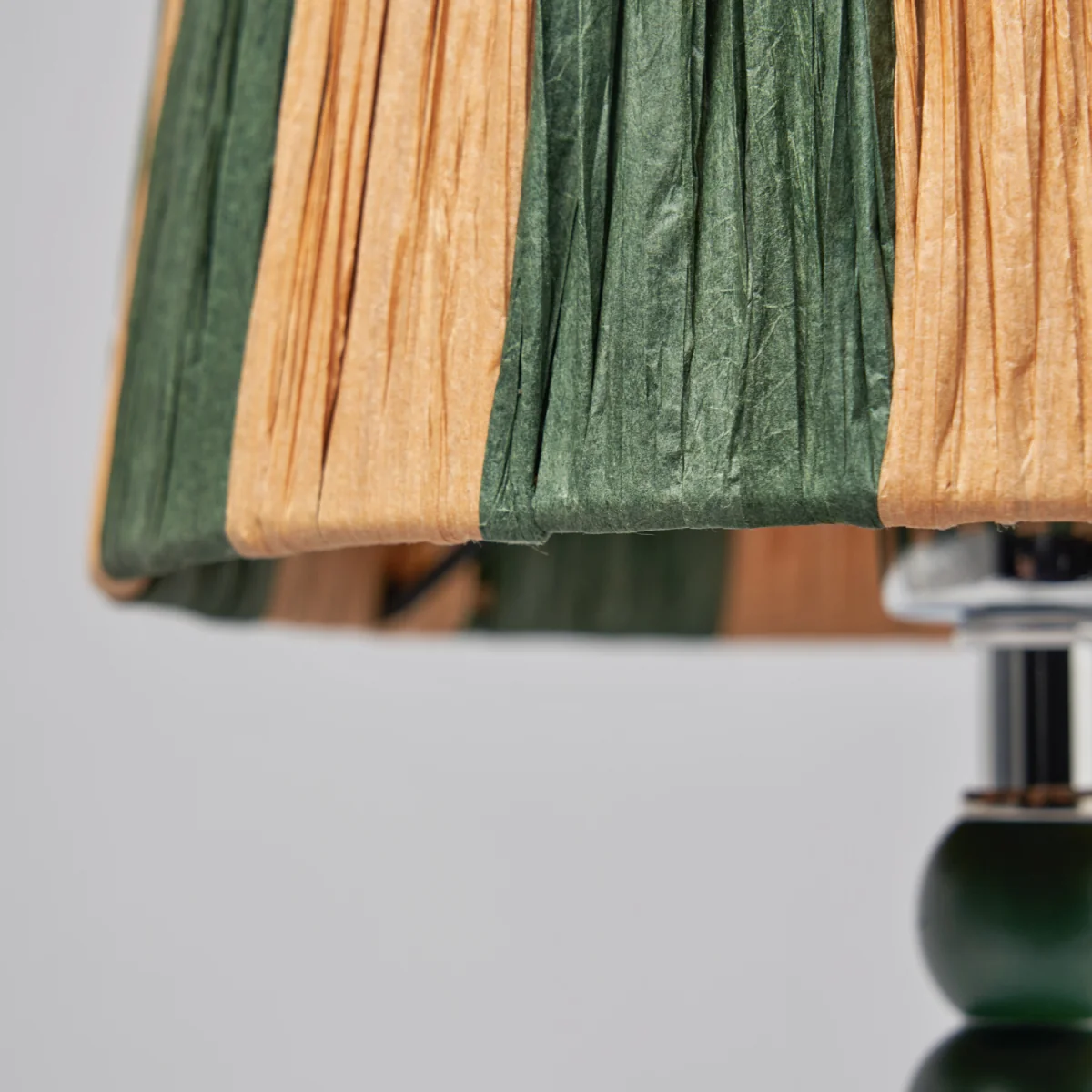 Dolly Wooden Bobble Table Lamp with Raffia Shade - Pink – image 8