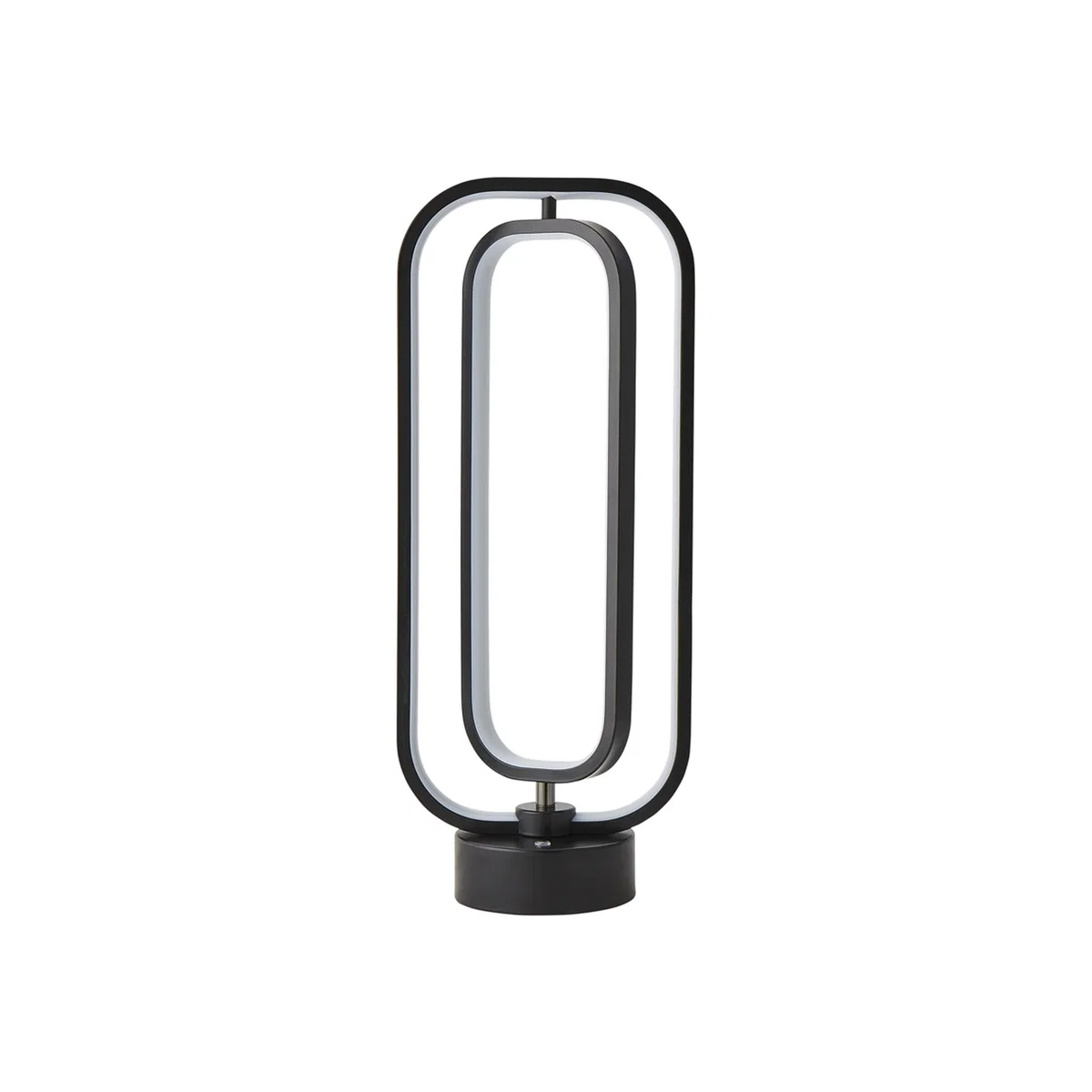 Infinity Integrated LED Adjustable Revolving Table Lamp - Black