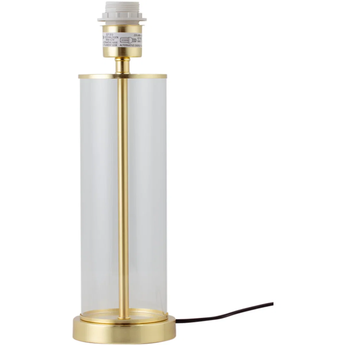 Aura Satin Brass Table Lamp With Sage Green Fern Silver Shade - Satin Brass & Sage Green – image 3