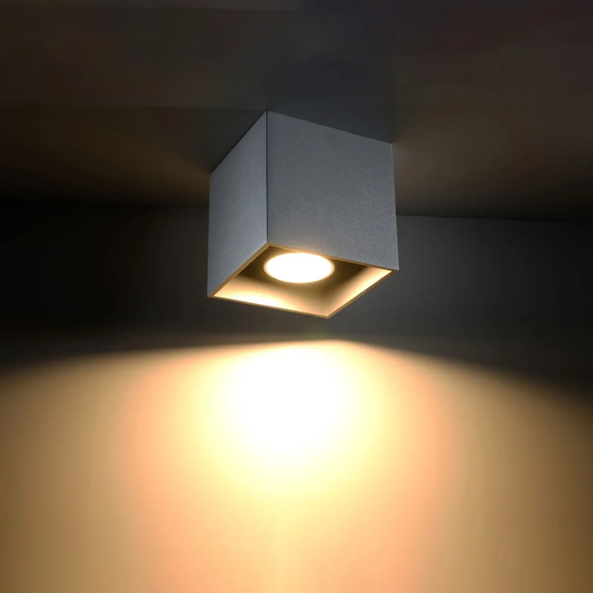 Ceiling lamp QUAD 1 black - black / Aluminium – image 9