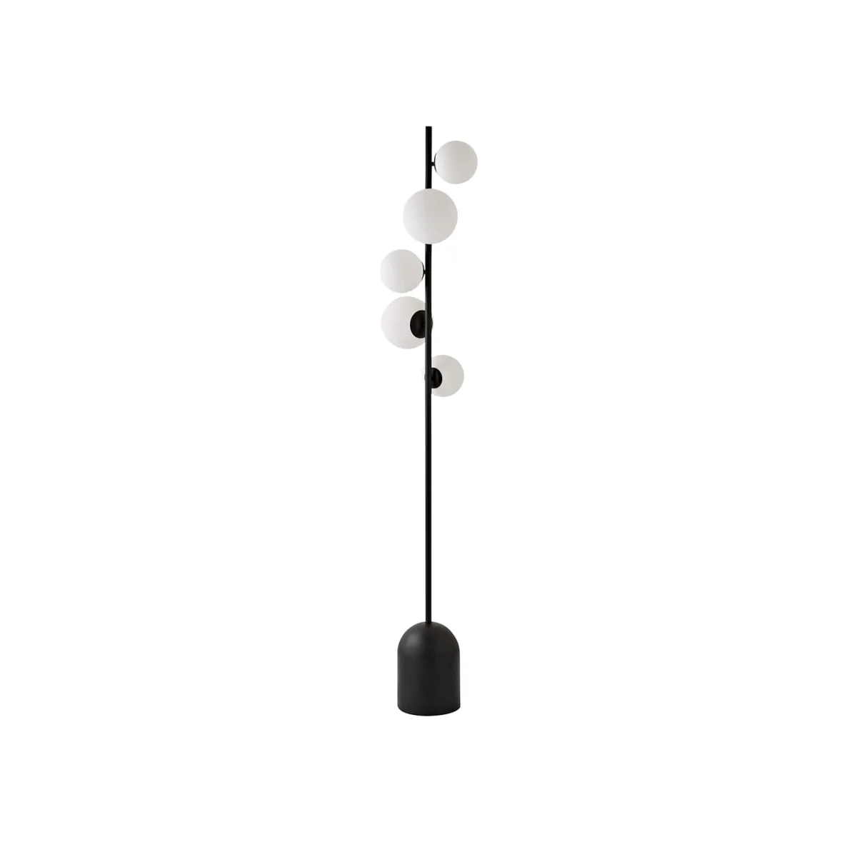 Marlow Matte Black 5 Way Floor Lamp - Black