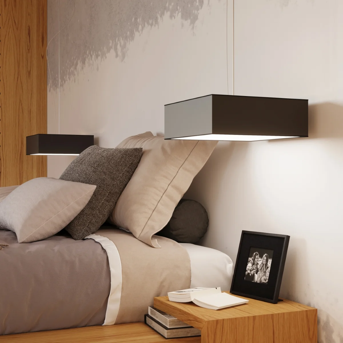 Ceiling lamp HORUS 55 grey - black – image 6