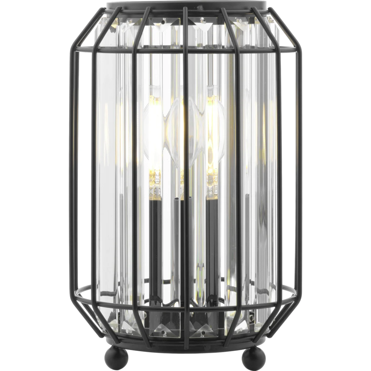 Naeva Table Lamp Matt Black Crystal – image 2
