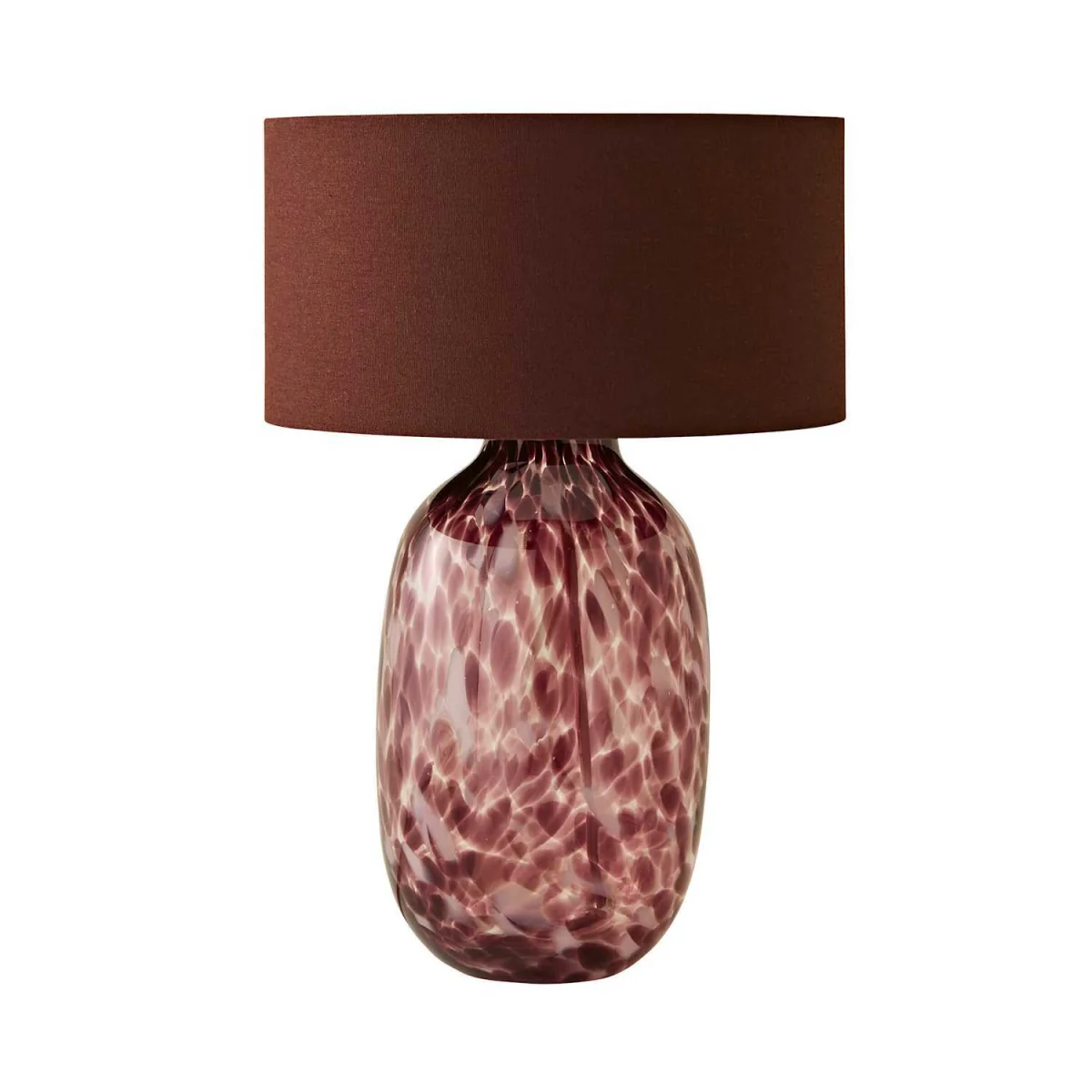Belinda Confetti Glass Table Lamp - Burgundy / Yes – image 6