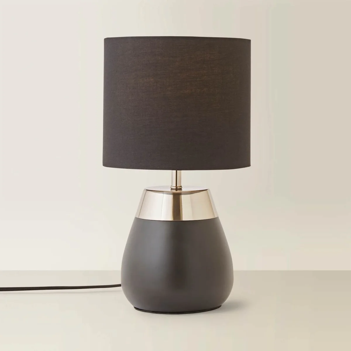 Hurst Touch Touch Table Lamp with Drum Shade - Black / 0.72kg – image 5