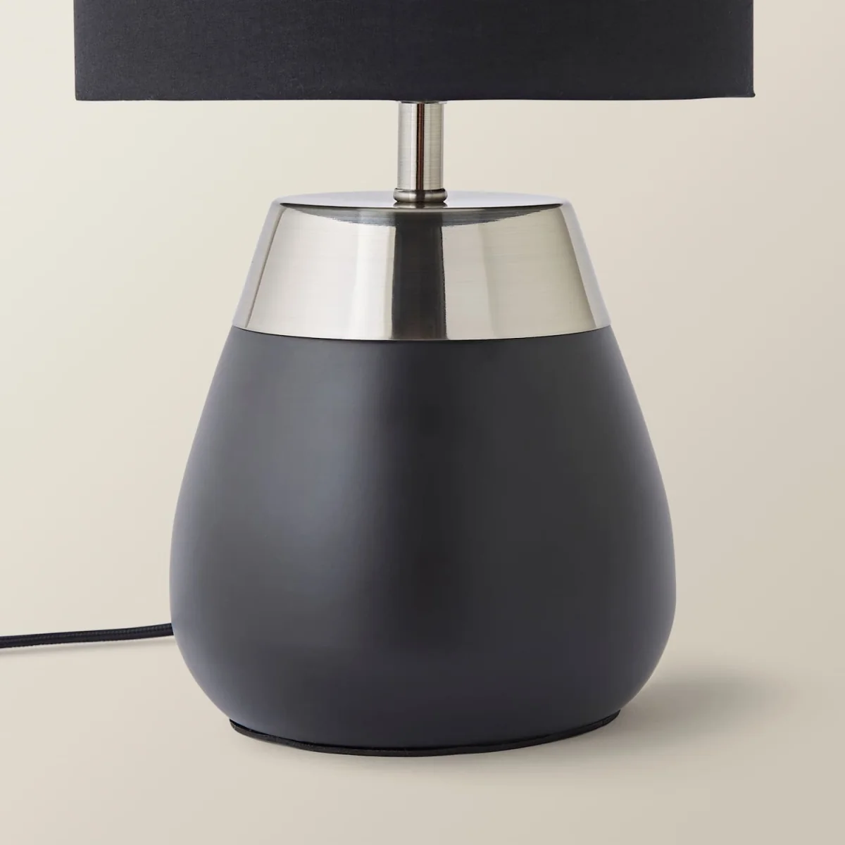 Hurst Touch Touch Table Lamp with Drum Shade - Black / 0.72kg – image 7