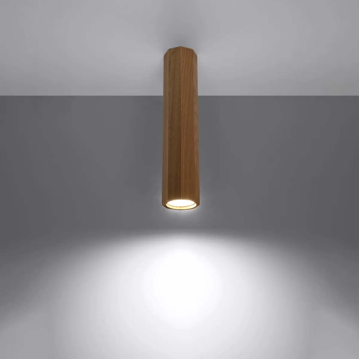 Ceiling lamp ZEKE 30 oak - oak – image 3