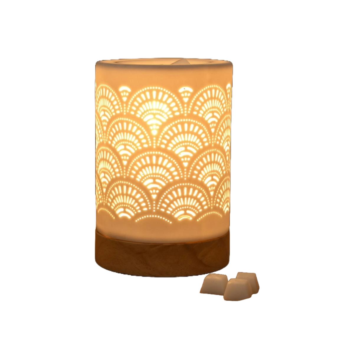 Lace Aroma Lamp - White