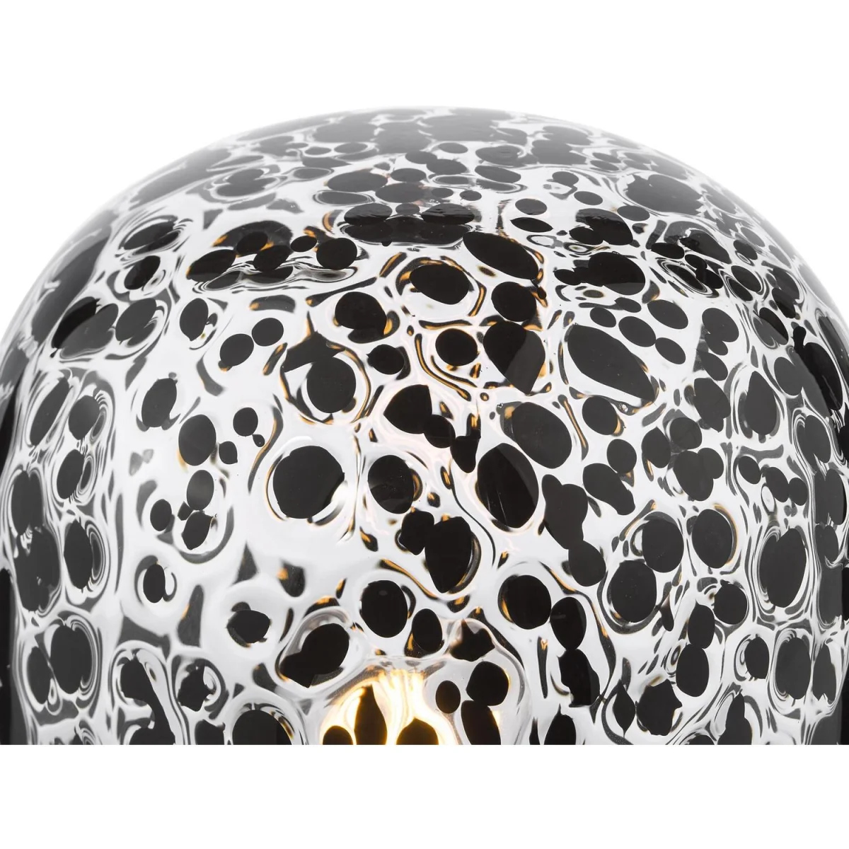 Gethin Table Lamp Black and Black Confetti Glass - Black – image 4