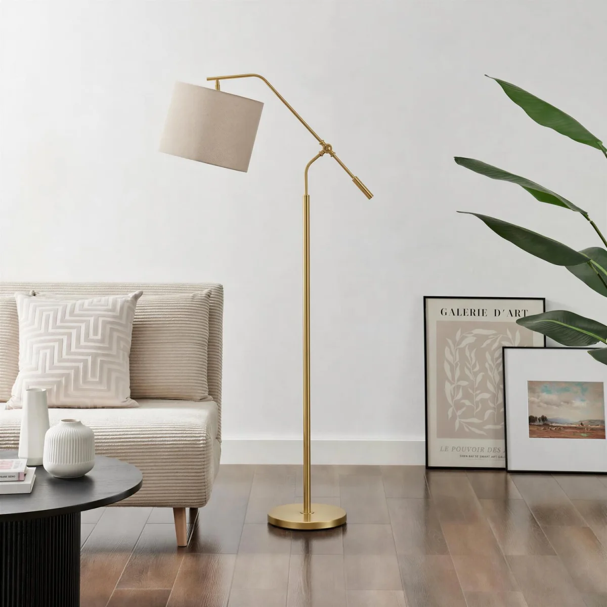 Claudia Standing Floor Lamp - Brass – image 2