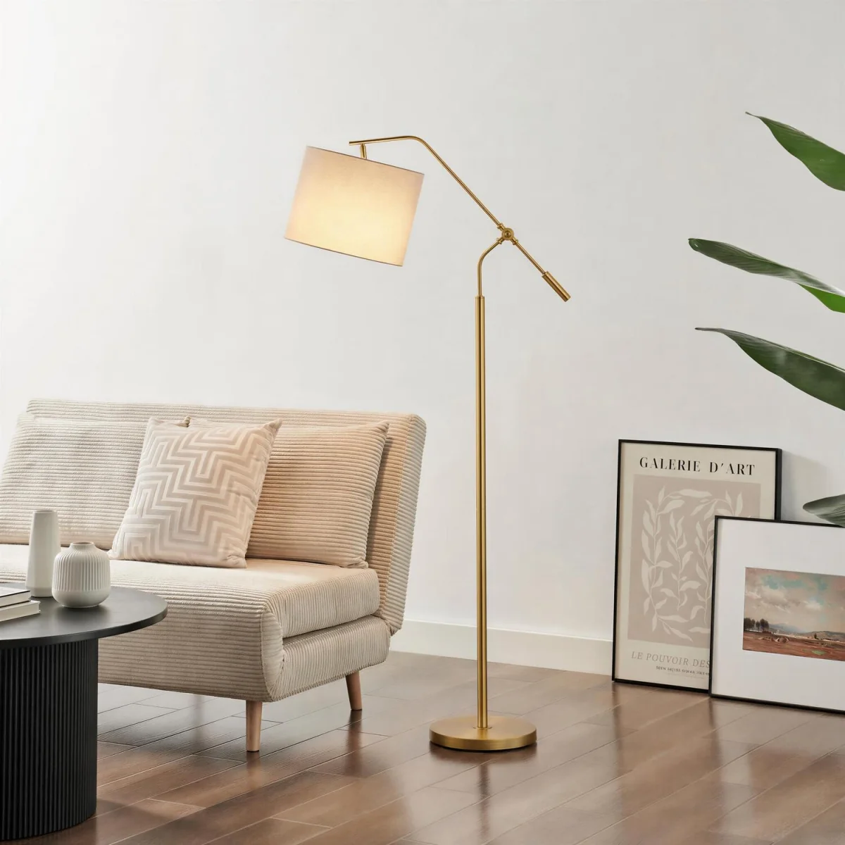 Claudia Standing Floor Lamp - Brass – image 4