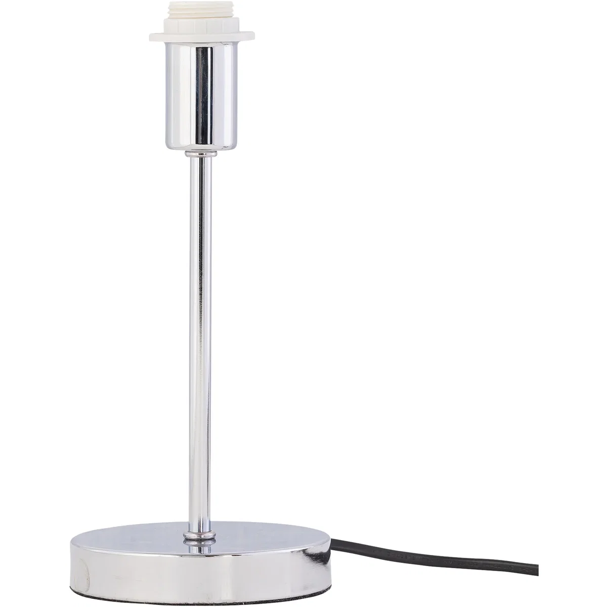 Chrome Touch Operated Table Lamp With Grey Crushed Velvet Shade - Chrome & Grey – image 6