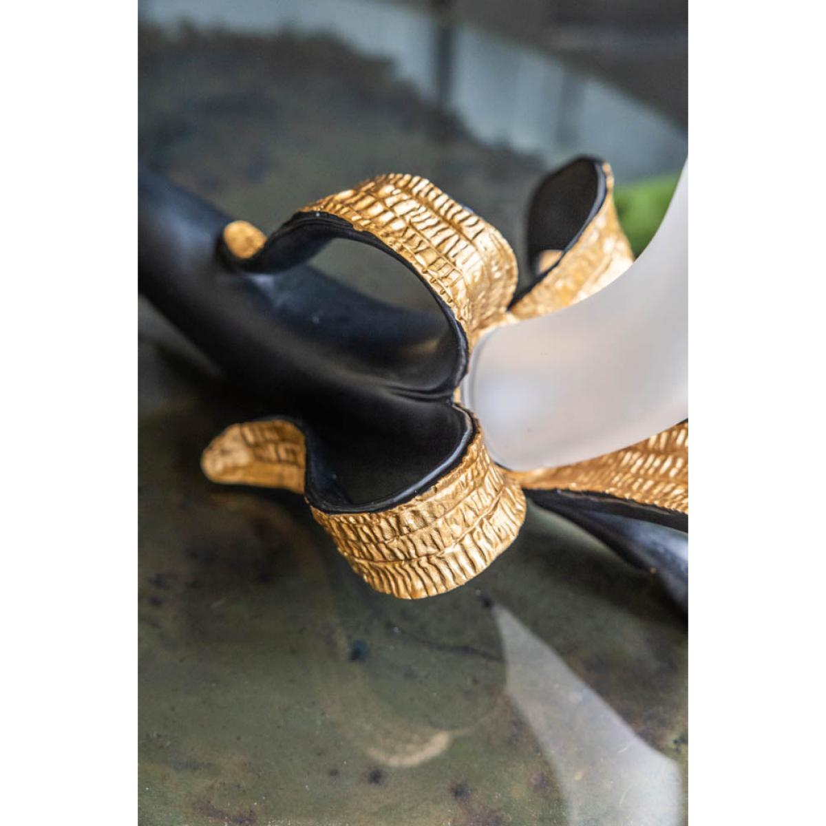 Black & Gold Banana Table Lamp – image 6