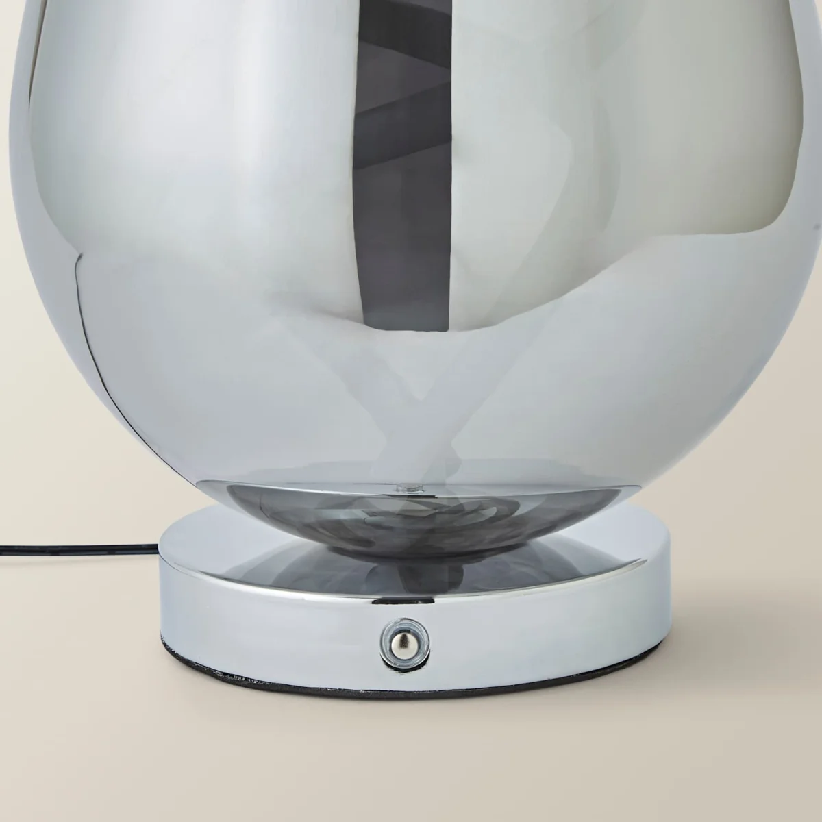 Helix Smoked Glass Integrated LED Table Lamp - Smoked Grey – image 5