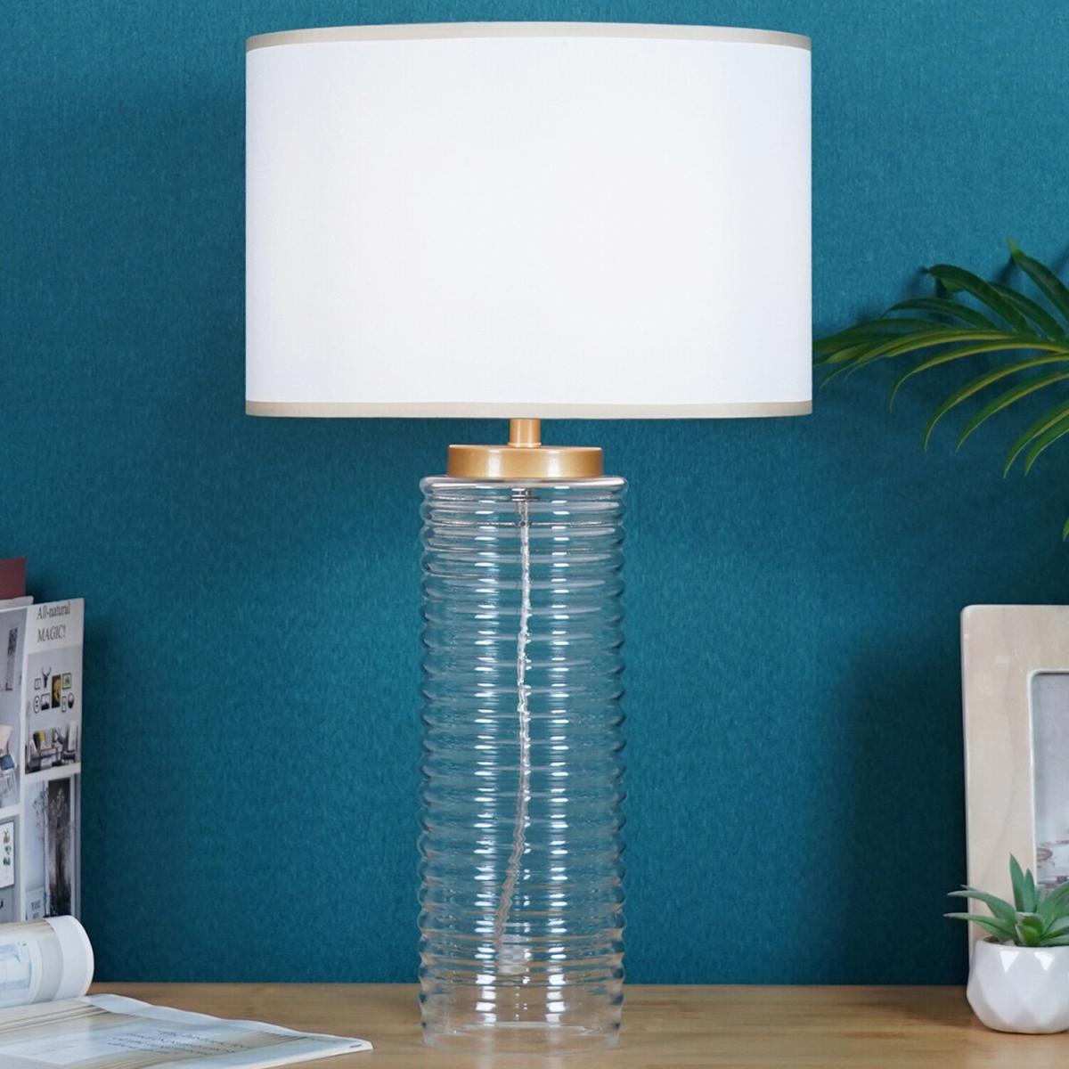 Cadance Glass Table Lamp - Clear