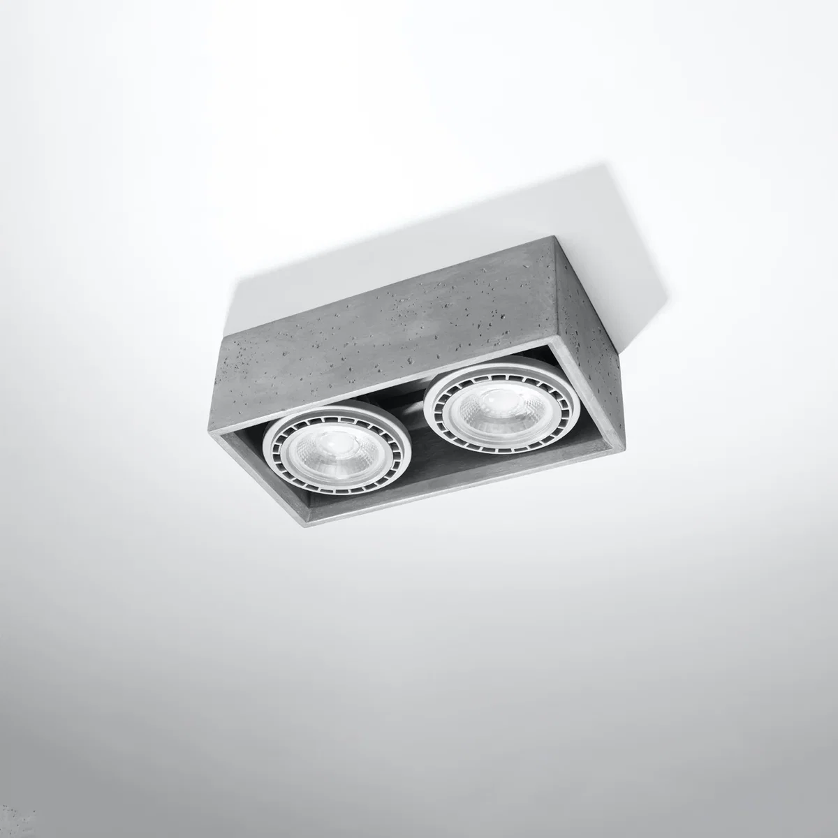 Ceiling lamp QUATRO 2 concrete - gray – image 2