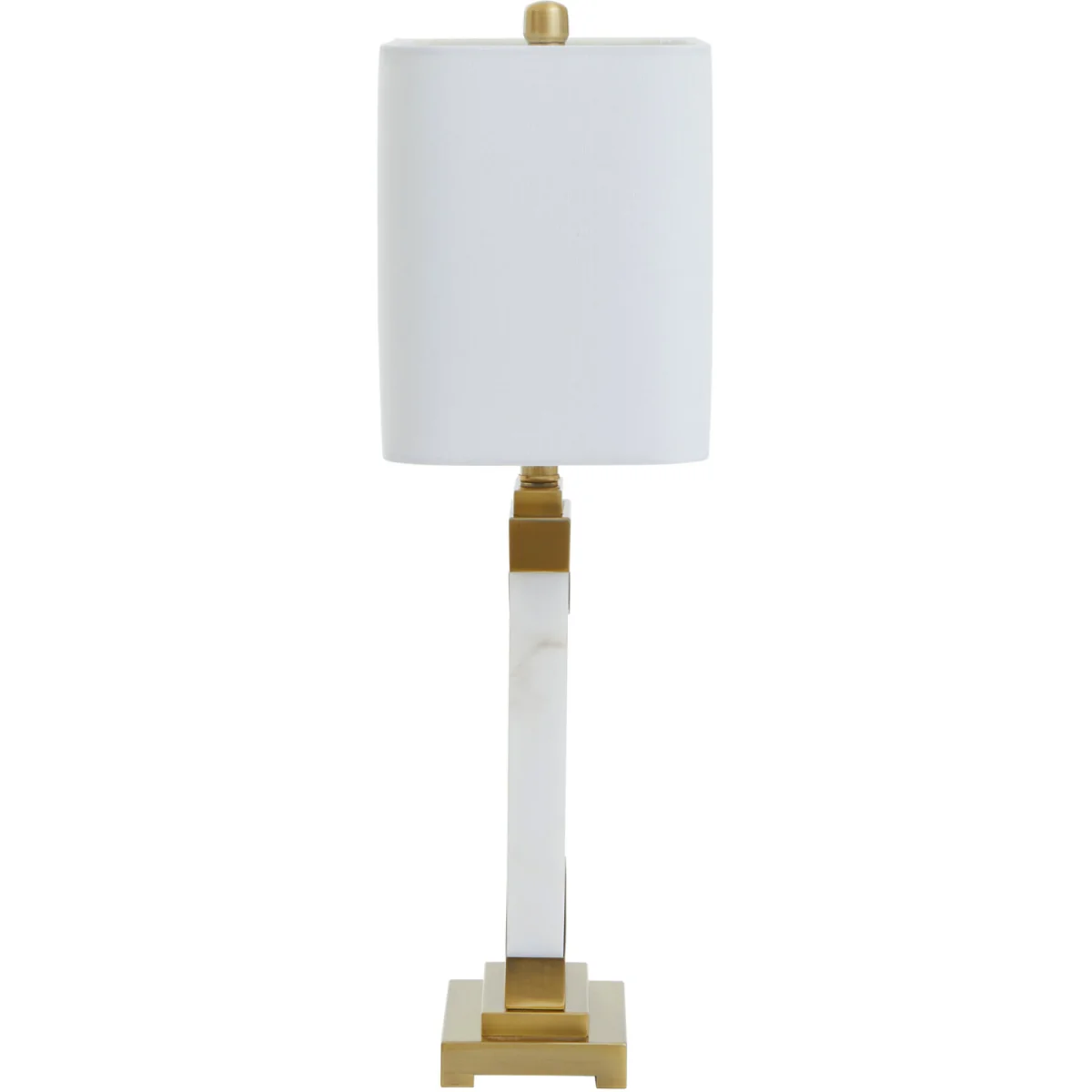 Edith Table Lamp in White Marble and Gold - White – image 5