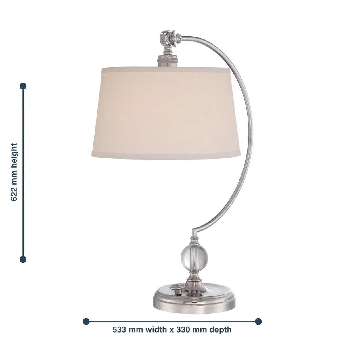 Jenkins Table Lamp Nickel - Nickel – image 2