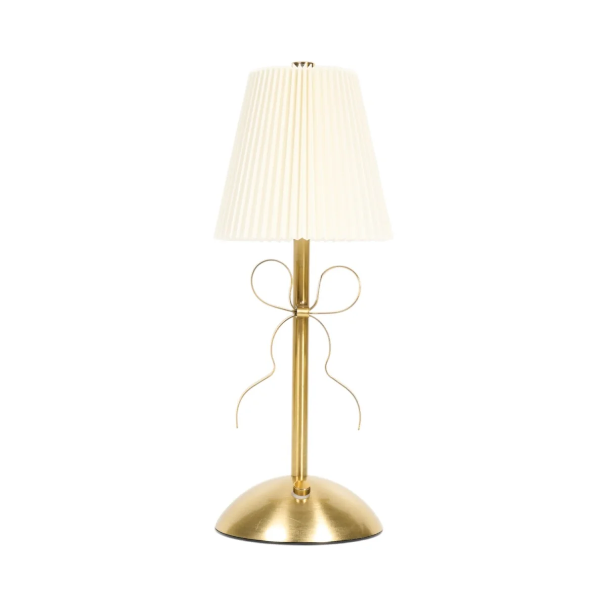 Rechargeable Gold Bow Table Lamp – image 2