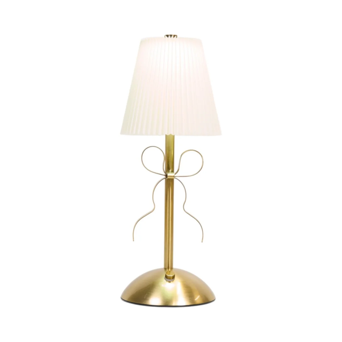 Rechargeable Gold Bow Table Lamp – image 3