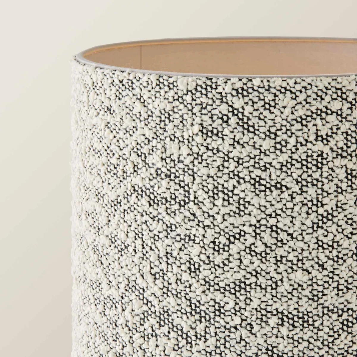 Ash Grey Fleck Boucle Midi Floor Lamp - Grey – image 5