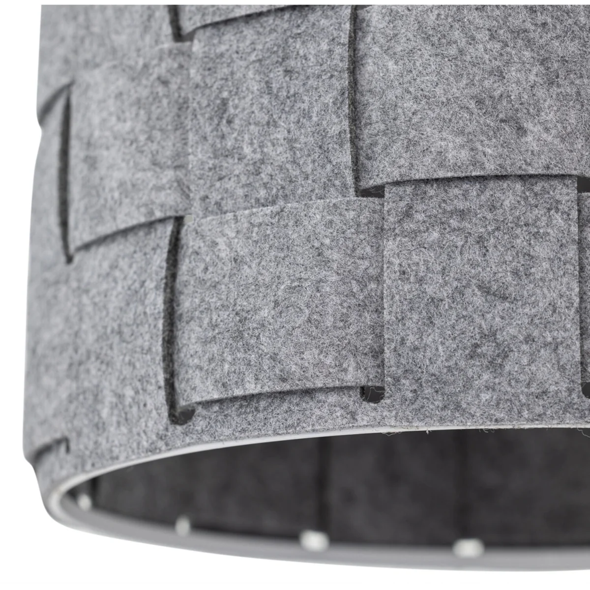 Set Of 2 Warner Table Lamp With Shades - Polished Chrome Plate And Grey Felt – image 5