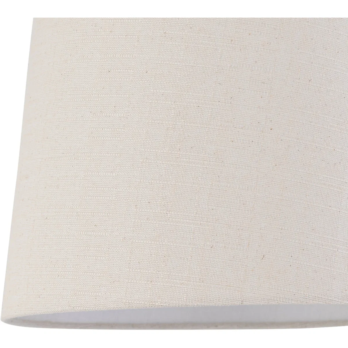 Set Of 2 Bobbin Ivory Lamps With Natural Linen Shades - Ivory & Natural Linen – image 3
