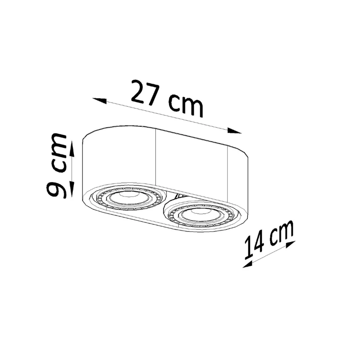 Ceiling lamp BASIC 2 concrete - gray – image 6