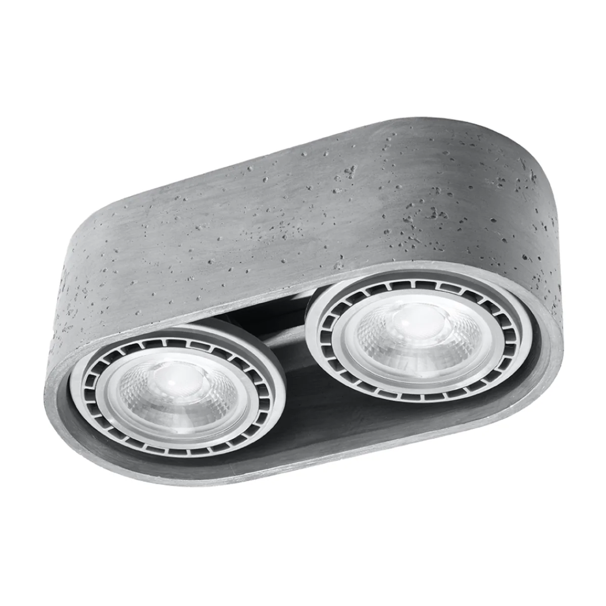 Ceiling lamp BASIC 2 concrete - gray – image 1
