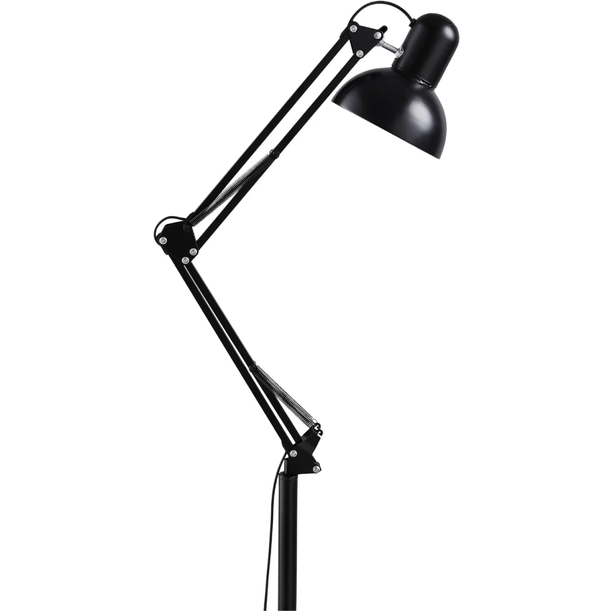 Adjustable Architect Floor Lamp with Swing Arm - Black – image 5