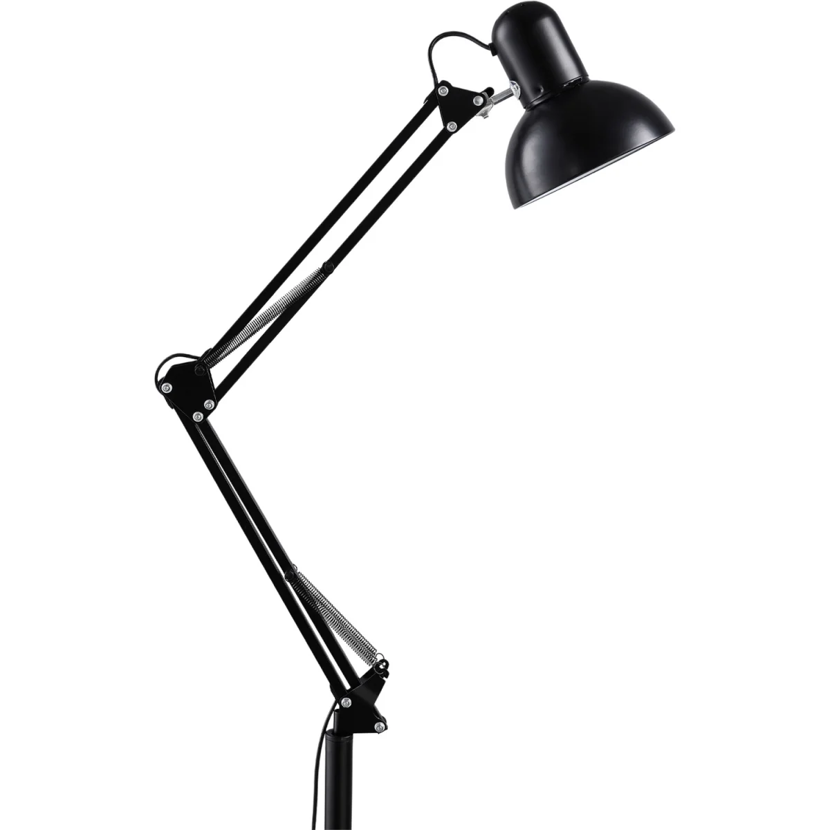 Adjustable Architect Floor Lamp with Swing Arm - Black – image 6