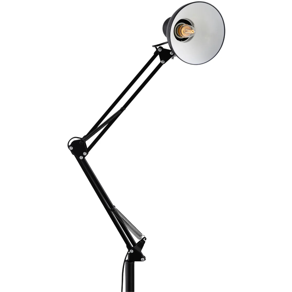 Adjustable Architect Floor Lamp with Swing Arm - Black – image 7