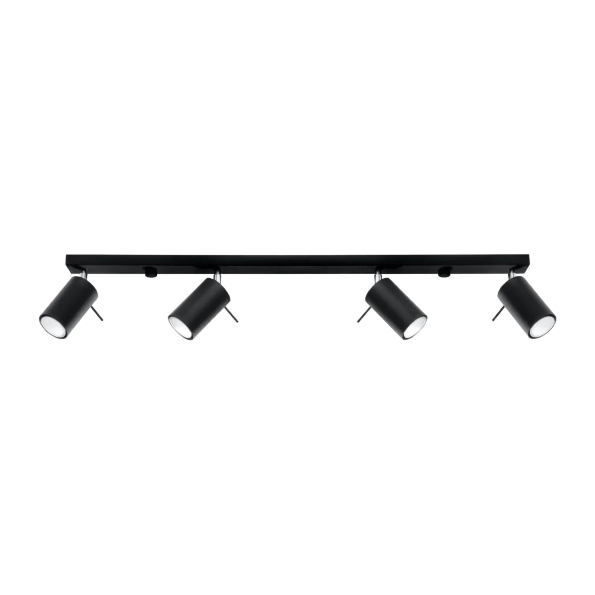 Ceiling lamp RING 4 black - black / 80cm – image 1