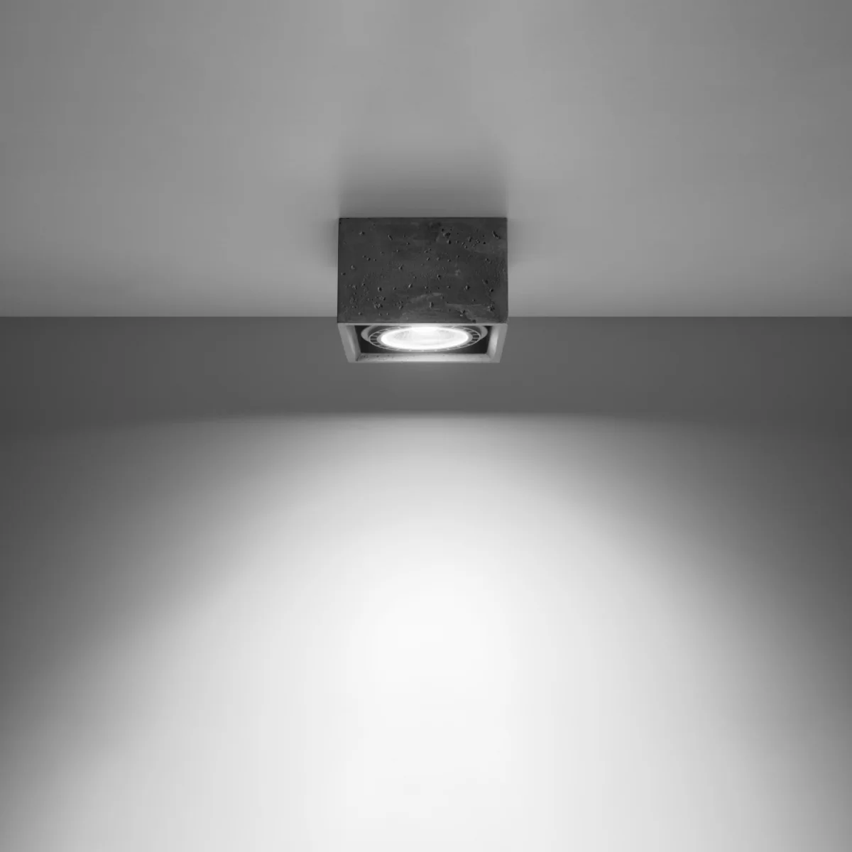 Ceiling lamp QUATRO 1 concrete - gray – image 3