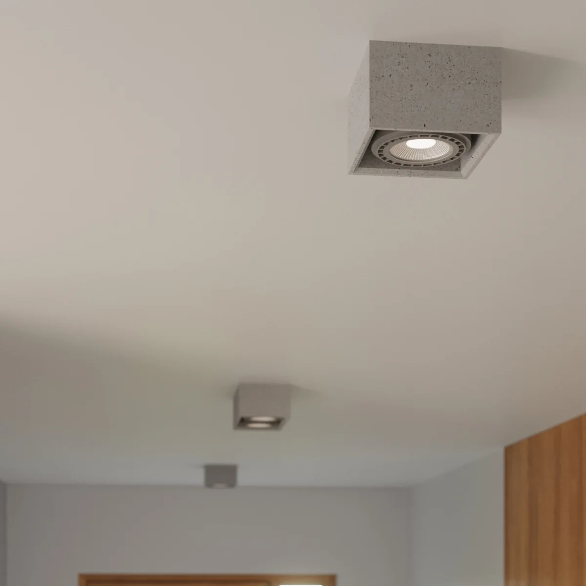 Ceiling lamp QUATRO 1 concrete - gray – image 6