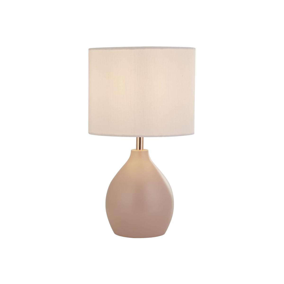 Pink Lamp With Copper Riser - Pink